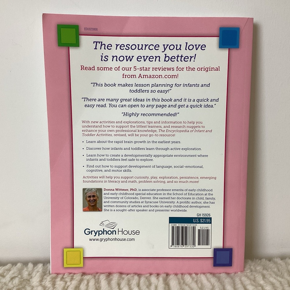 The Encyclopedia of Infant & Toddler Activities for Children 0-3, Teachers Home - Picture 2 of 5